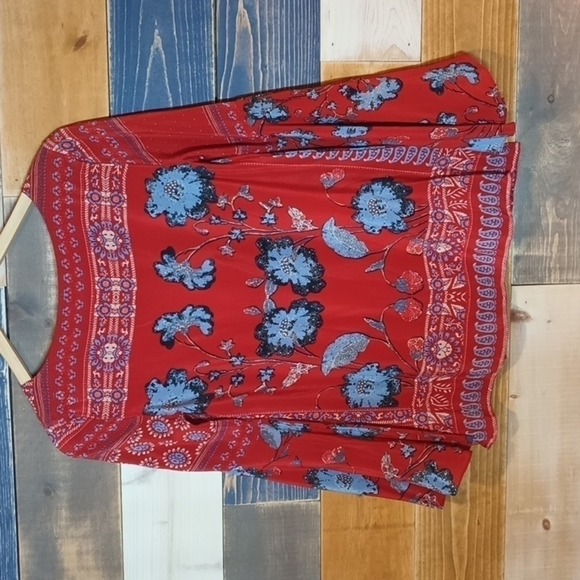 Anthropologie Vanessa Virginia boho top 0 - Picture 6 of 7